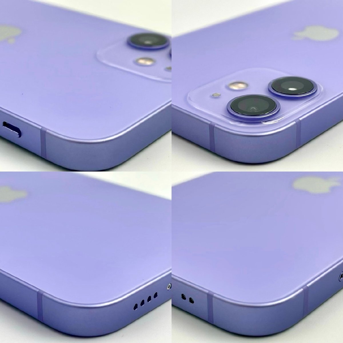 【中古/ジャンク】SoftBank iPhone12 mini 64GB パープル 赤ロム保証 【送料無料/名古屋大須店】_画像6
