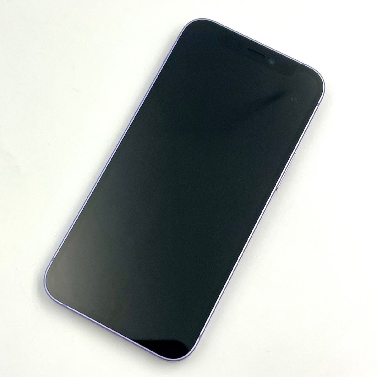 【中古/ジャンク】SoftBank iPhone12 mini 64GB パープル 赤ロム保証 【送料無料/名古屋大須店】_画像3