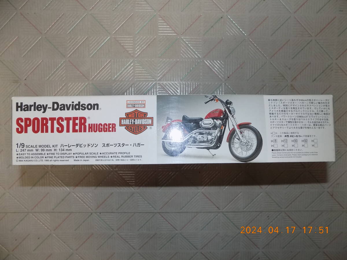 Harley-Davidson XLH883 SPORTSTER HUGGER ( IMAI 1/9 SCALE NO.6 )の画像2