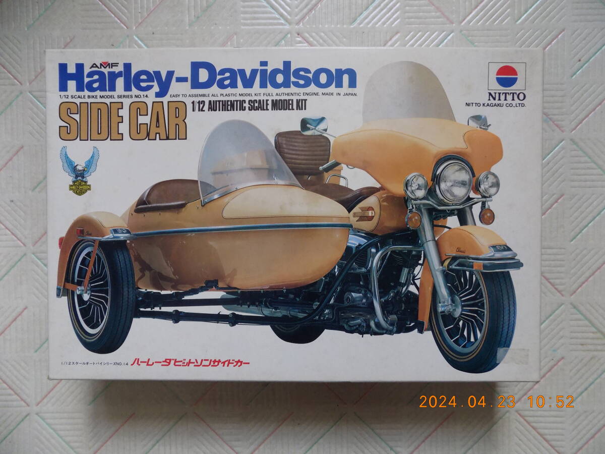 Harley-Davidson SIDE CAR ( NITTO 1/12 AUTHENTIC SCALE MODEL KIT )の画像1