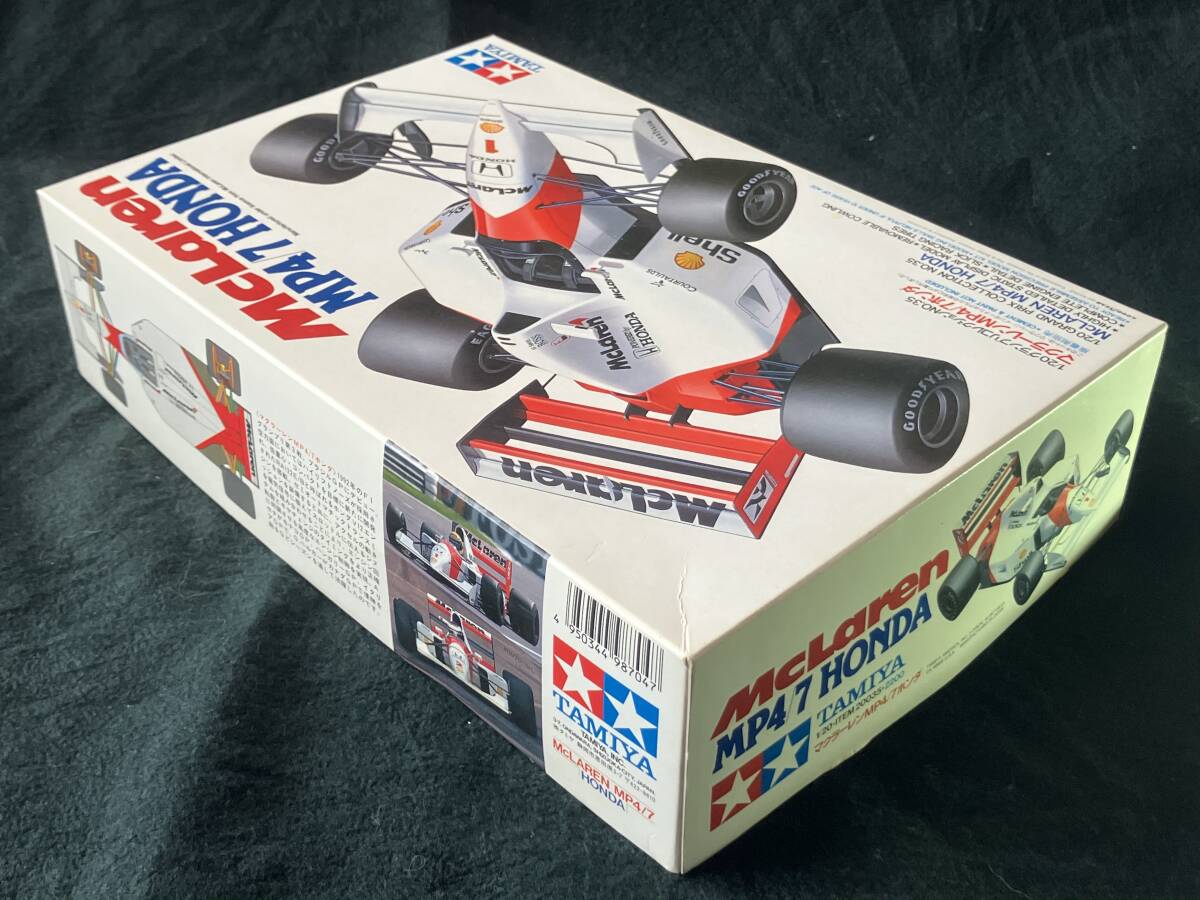 ◆TAMIYA McLaren MP４/７ HONDA 1/20グランプリコレクションNO.35◆デカール難あり マクラーレン 未組立品・送料無料 【セナ没後30年】◆