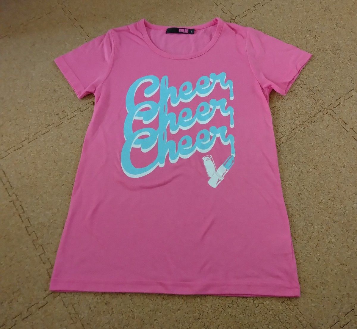 CHEER JUNIOR　半袖Tシャツ④ 半袖　チアリーディング　チアダンス　ジュニアサイズ　中学生　高校生