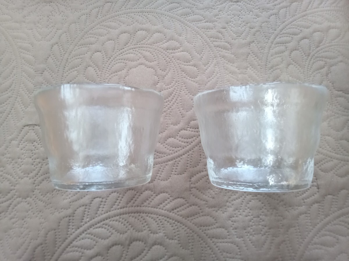 ガラスの鉢２セット　KINTO (キントー) 浅漬鉢 640ml用（重石なし）