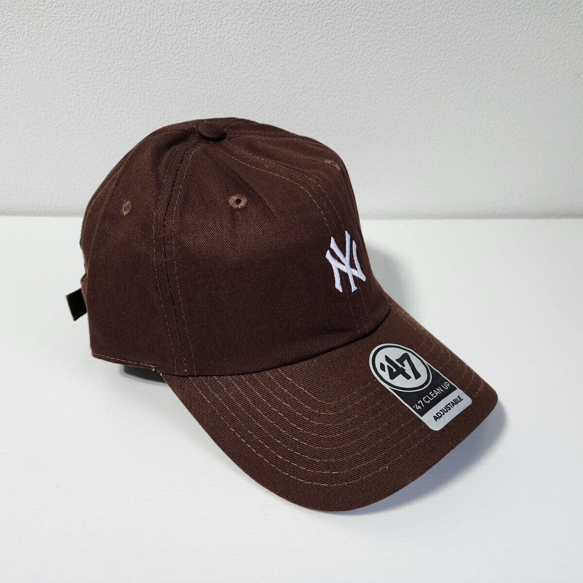 【新品未使用】MLB キャップ メジャーリーグ 47Brand帽子 CAP ニューヨーク ヤンキー Yankees 男女兼用　チョッコ色_画像3