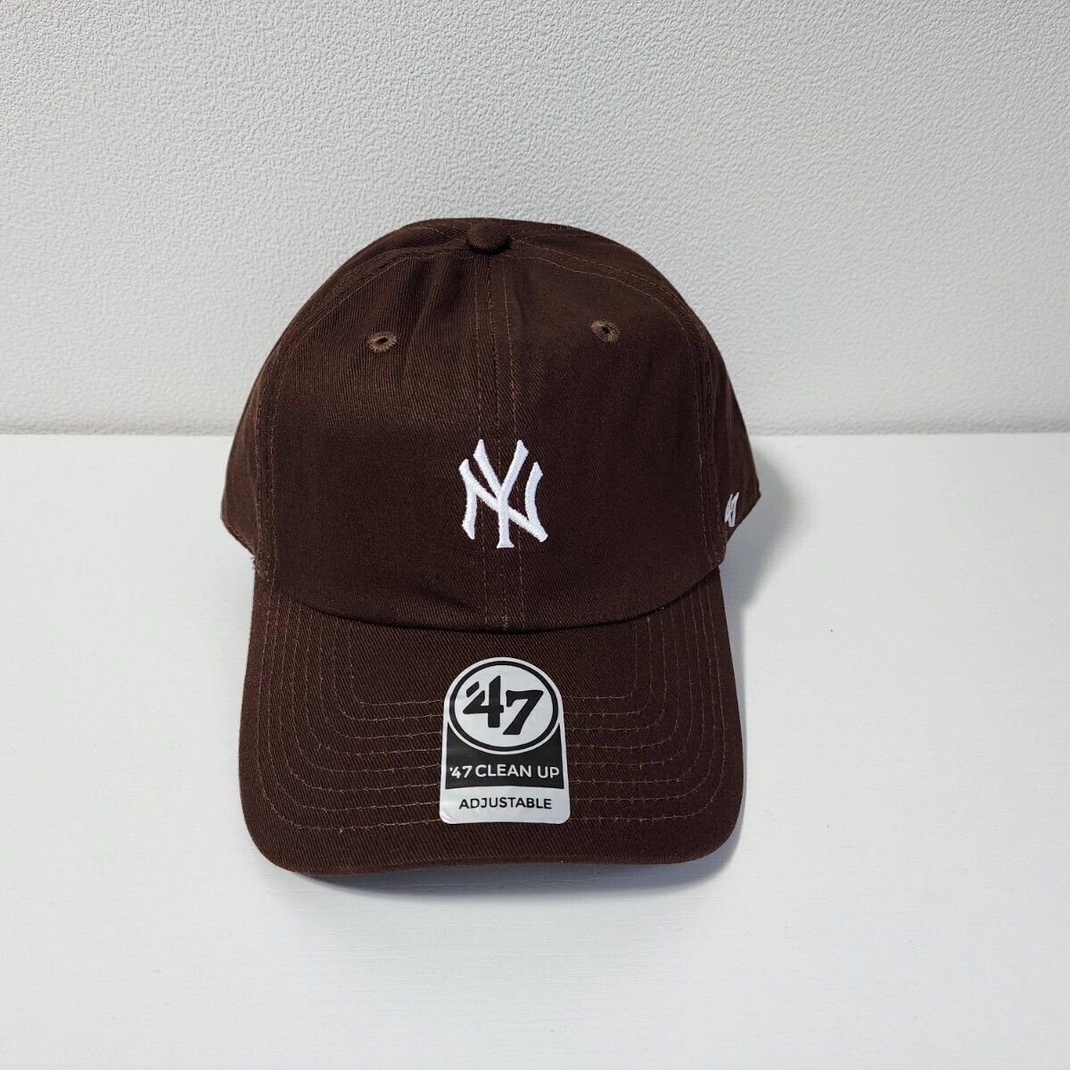 【新品未使用】MLB キャップ メジャーリーグ 47Brand帽子 CAP ニューヨーク ヤンキー Yankees 男女兼用 チョッコ色の画像2