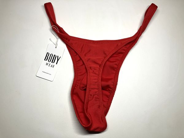 BODYWEAR 光沢2ウェイ ベーシックスタンダード Tバック　Lサイズ　レッド_画像2