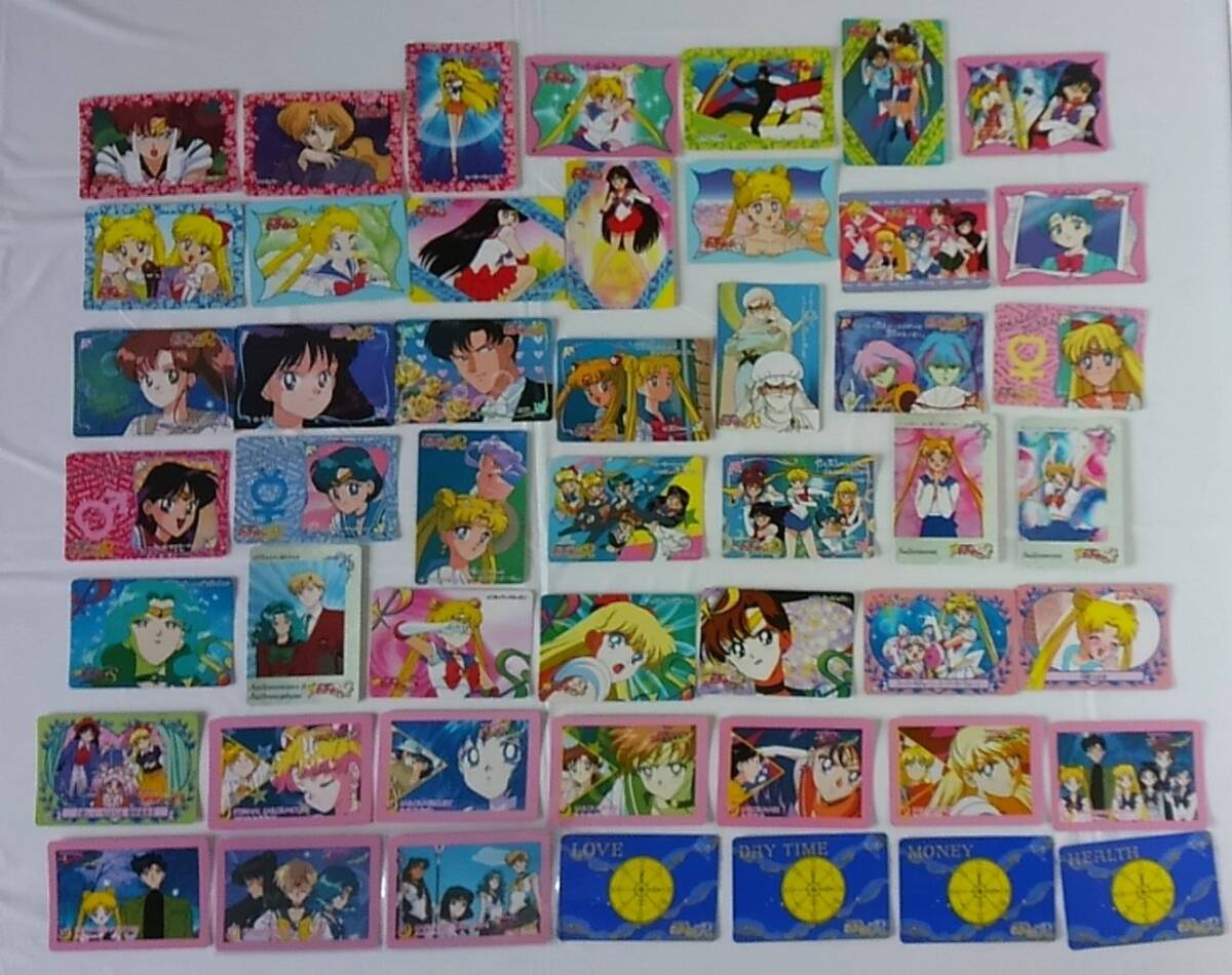 [ Pretty Soldier Sailor Moon ] trading card /49 kind * van Puresuto /1993 year ~*. inside direct .*.. company * tv morning day * higashi . animation 