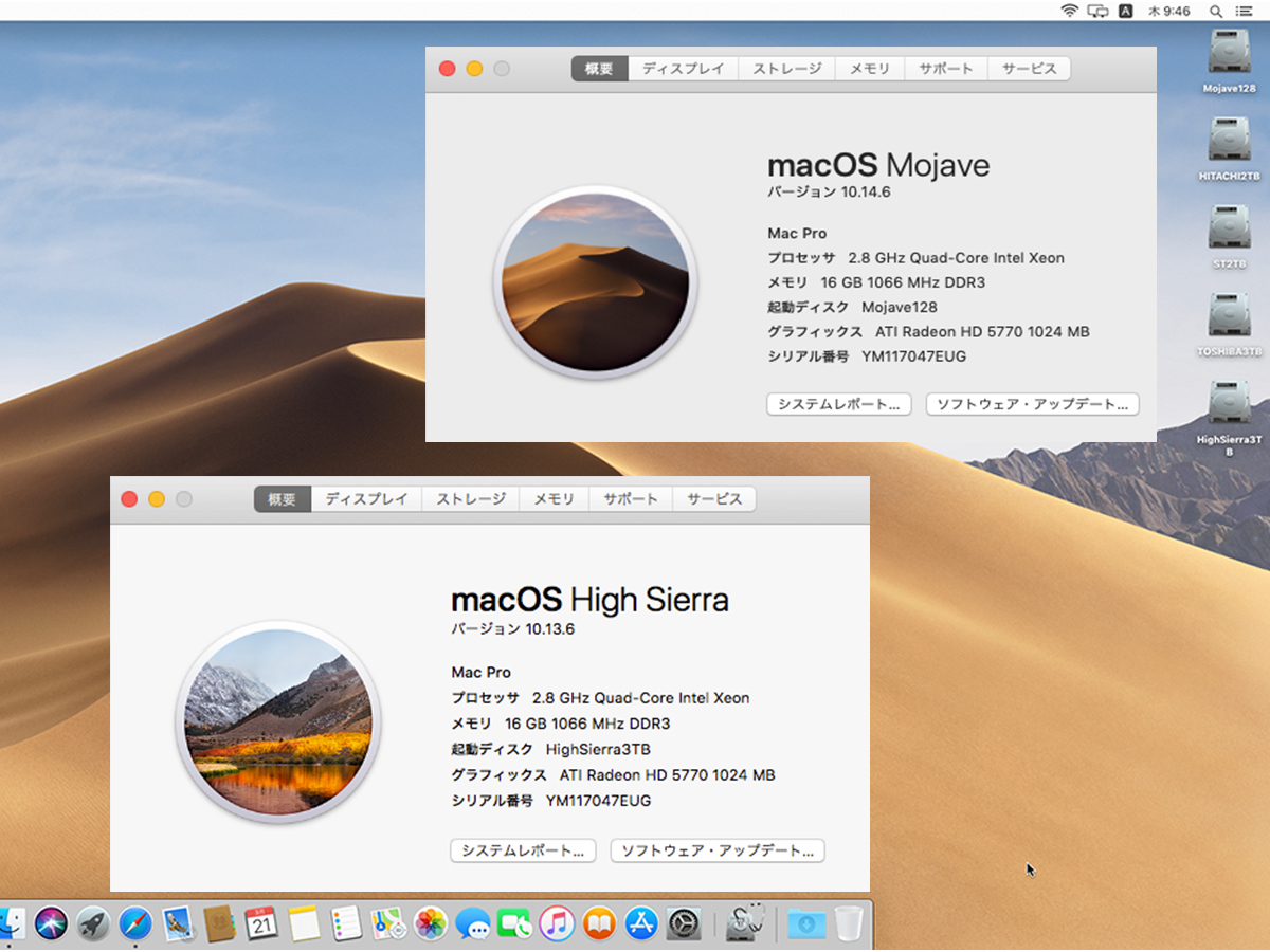 Mac Pro(Mid 2010) 大容量10TB+SSD128GB(Mojave)_画像1