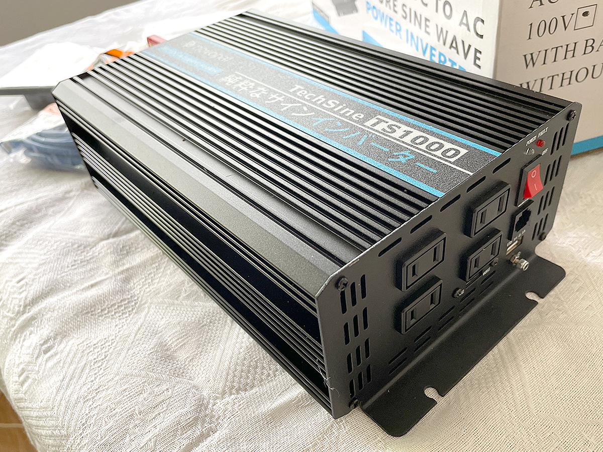 NOVOPAL TS1000 インバーター 正弦波 12V 1000W（取説付）再出品の画像4