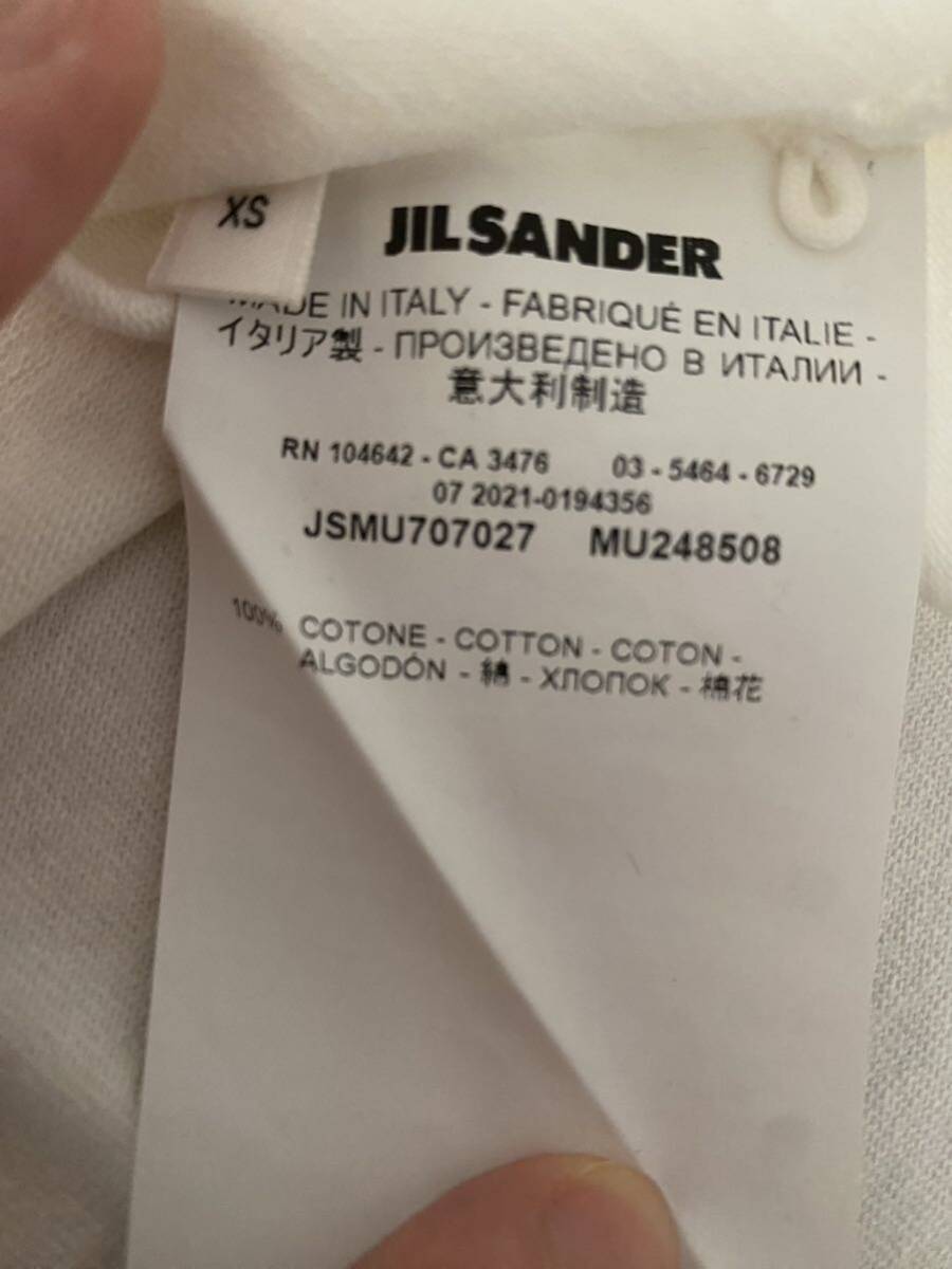 Jilsander Tシャツ バイカラー クルーネックTシャツ 半袖 XSサイズ　_画像2
