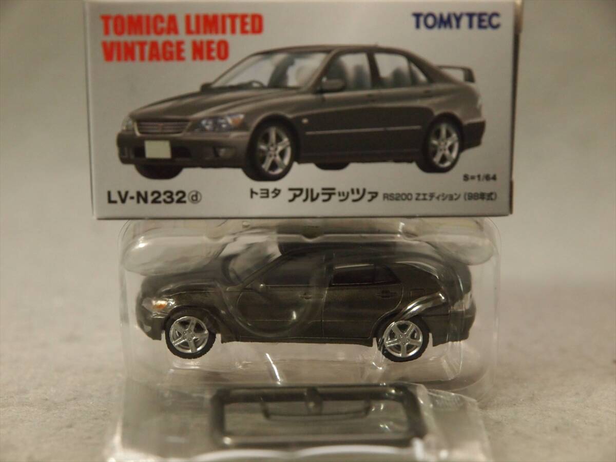 1/64 トヨタ アルテッツァ RS200 Zエディション (98年式) トミーテック トミカリミテッドヴィンテージNeo LV-N232d_画像1