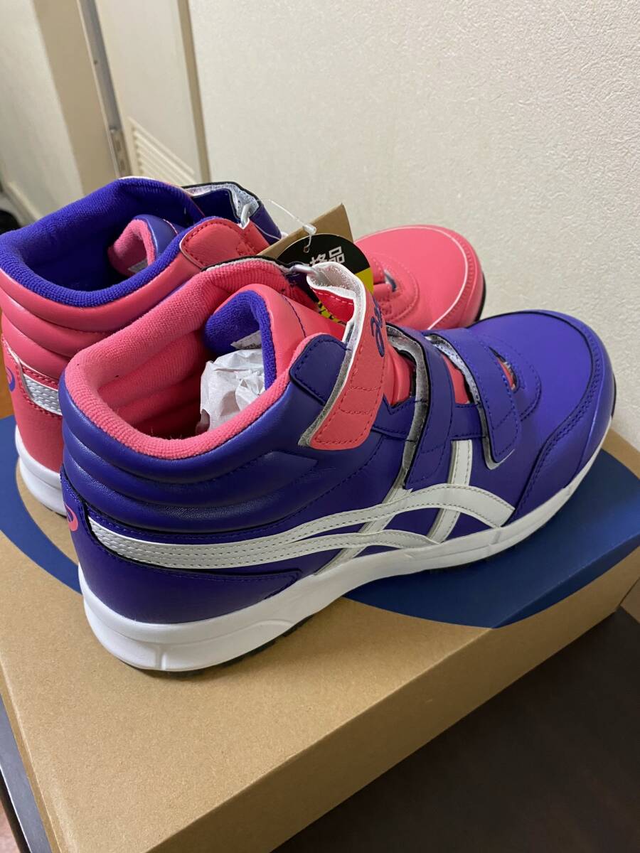 生産終了 希少品 ASICS アシックス WINJOB ウィンジョブ CP302-500 パレスパープル×ピンクカメオ サイズ 26.5cm_画像2