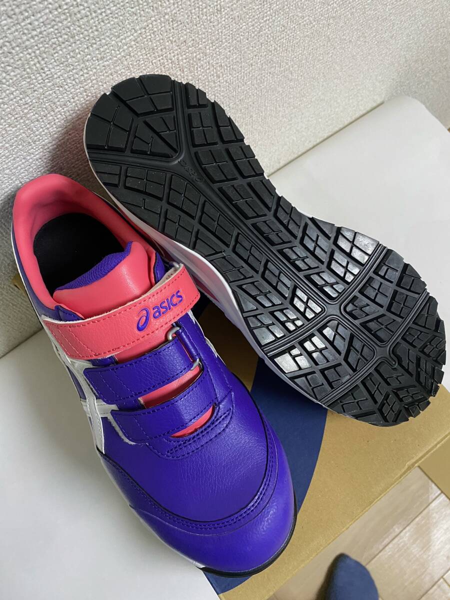 生産終了 限定カラーモデル ASICS アシックス WINJOB ウィンジョブ CP301-500 パレスパープル×ピンクカメオ サイズ 26.５cm ローカット_画像3