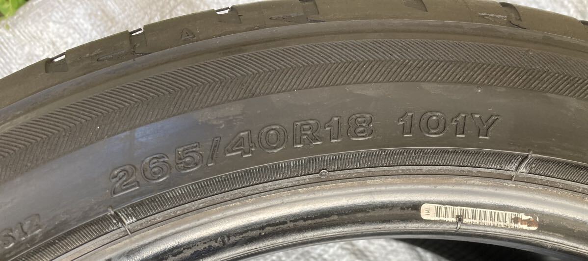 265/40R18 101Y BRIDGESTONE POTENZA S001 長年室内保管_画像6