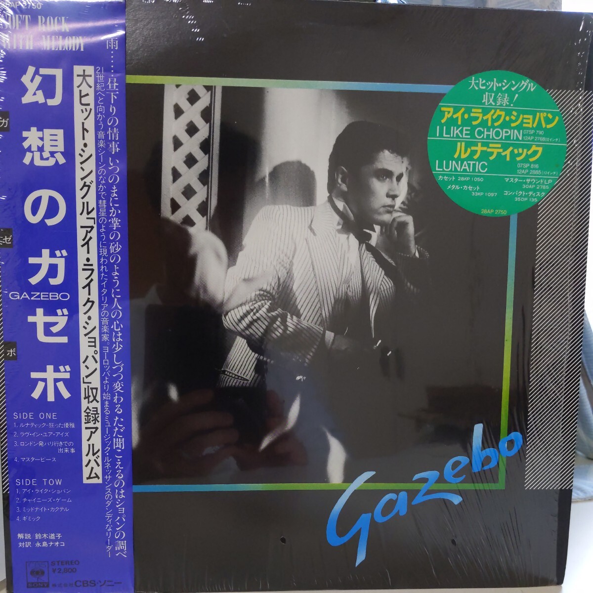 GAZEBO(ガゼボ)「GAZEBO(幻想のガゼボ)」中古レコード アナログ LPの画像1