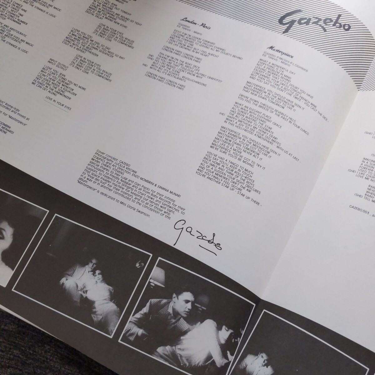 GAZEBO(ガゼボ)「GAZEBO(幻想のガゼボ)」中古レコード アナログ LPの画像4