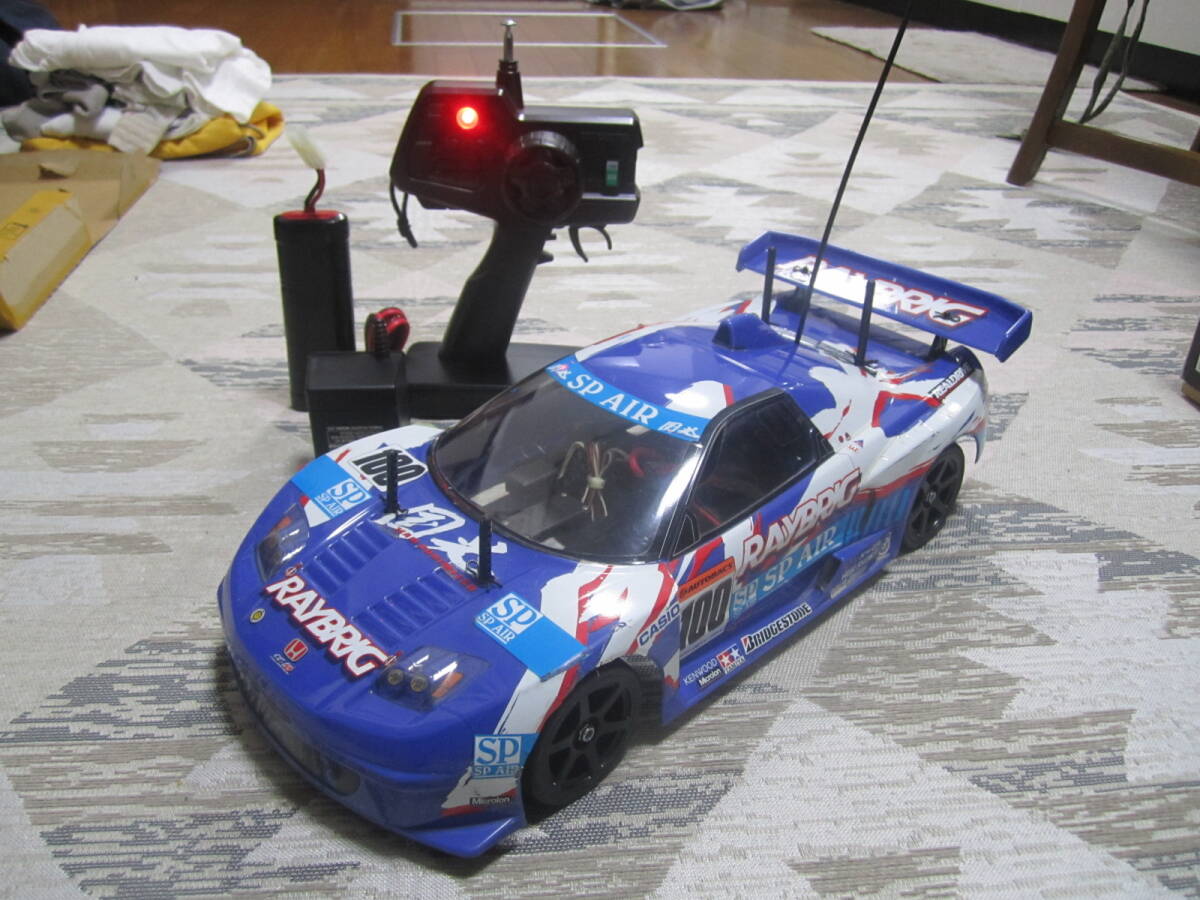 あなたにおすすめの商品 すぐ遊べる全部セット 大人気 RC レイブリック NSX ホンダ 1/10 田宮模型