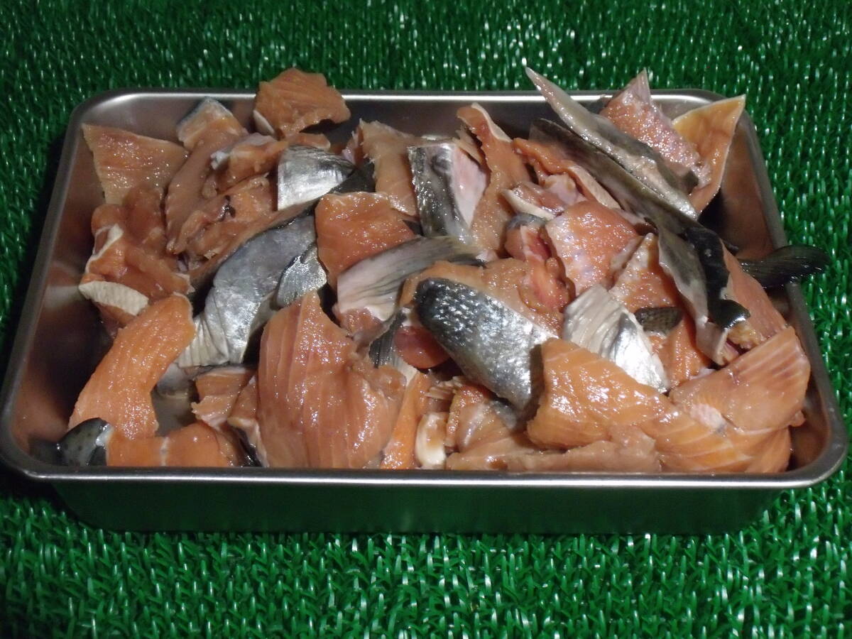 数量限定■即決■北海道産 秋鮭(白鮭)の端材 2kg(2kg×1袋) 同梱可能_画像1