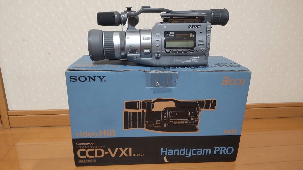 132☆ほぼ未使用☆超美品☆SONY CCD-VX1 Handycam PRO 132☆ほぼ未使用☆超美品☆SONY CCD-VX1 Handycam PRO