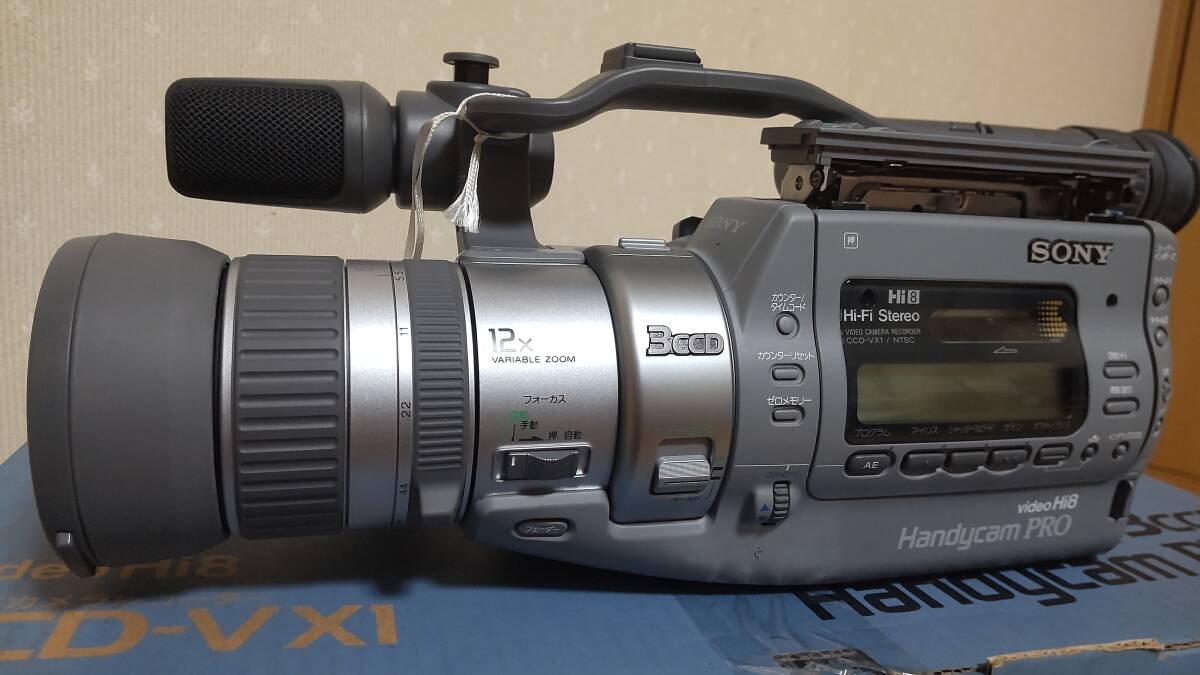 132☆ほぼ未使用☆超美品☆SONY CCD-VX1 Handycam PRO 132☆ほぼ未使用☆超美品☆SONY CCD-VX1 Handycam PRO