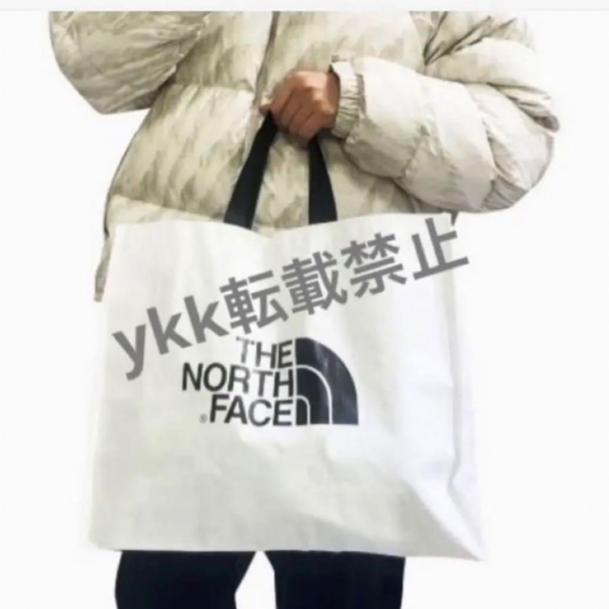 新品 THE NORTH FACE  ショッパー エコバッグ 白 M