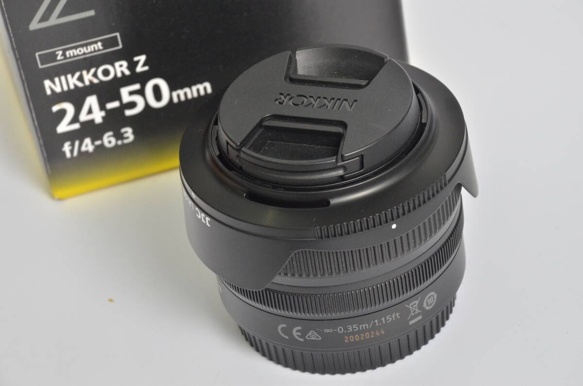 Nikon ニコン NIKKOR Z 24-50mm F4-6.3  フルサイズ  標準ズームレンズ  フード・元箱・保証書付きの画像2