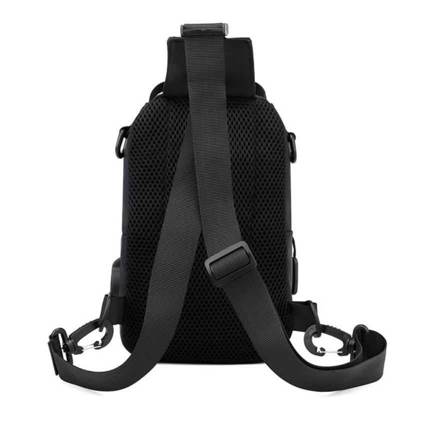  сумка "body" one сумка на плечо мужской сумка USB порт наклонный .. бесплатная доставка многофункциональный легкий водонепроницаемый темно-синий 