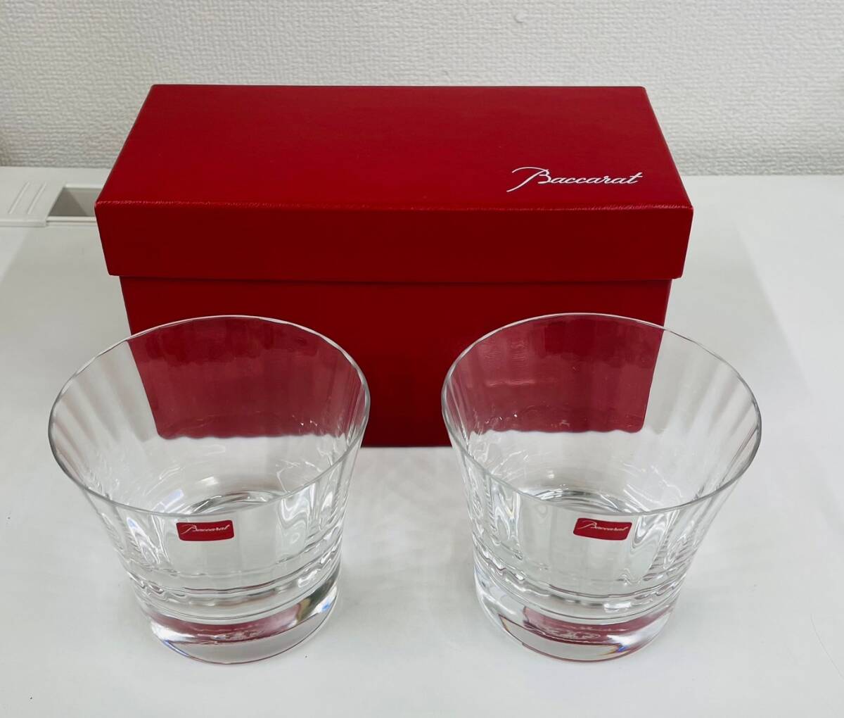 【TK13161KM】1円スタート Baccarat バカラ グラスセット 未使用品 箱付き インテリア コレクション 食器 ブランド グラス_画像1