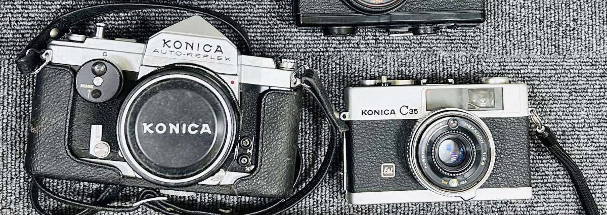 【MIA10294SH】1円スタート カメラ レンズ 双眼鏡 おまとめ KONICA YASHICA TOSHIBA ジャンク品 動作未確認 長期保管品の画像4