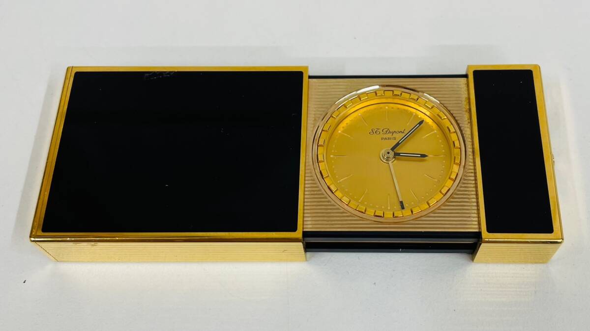 【TK12258KM】1円スタート S.T.DUPONT デュポン ライター型時計 不動 長期保管品 コレクション 時計 アンティーク インテリアの画像2