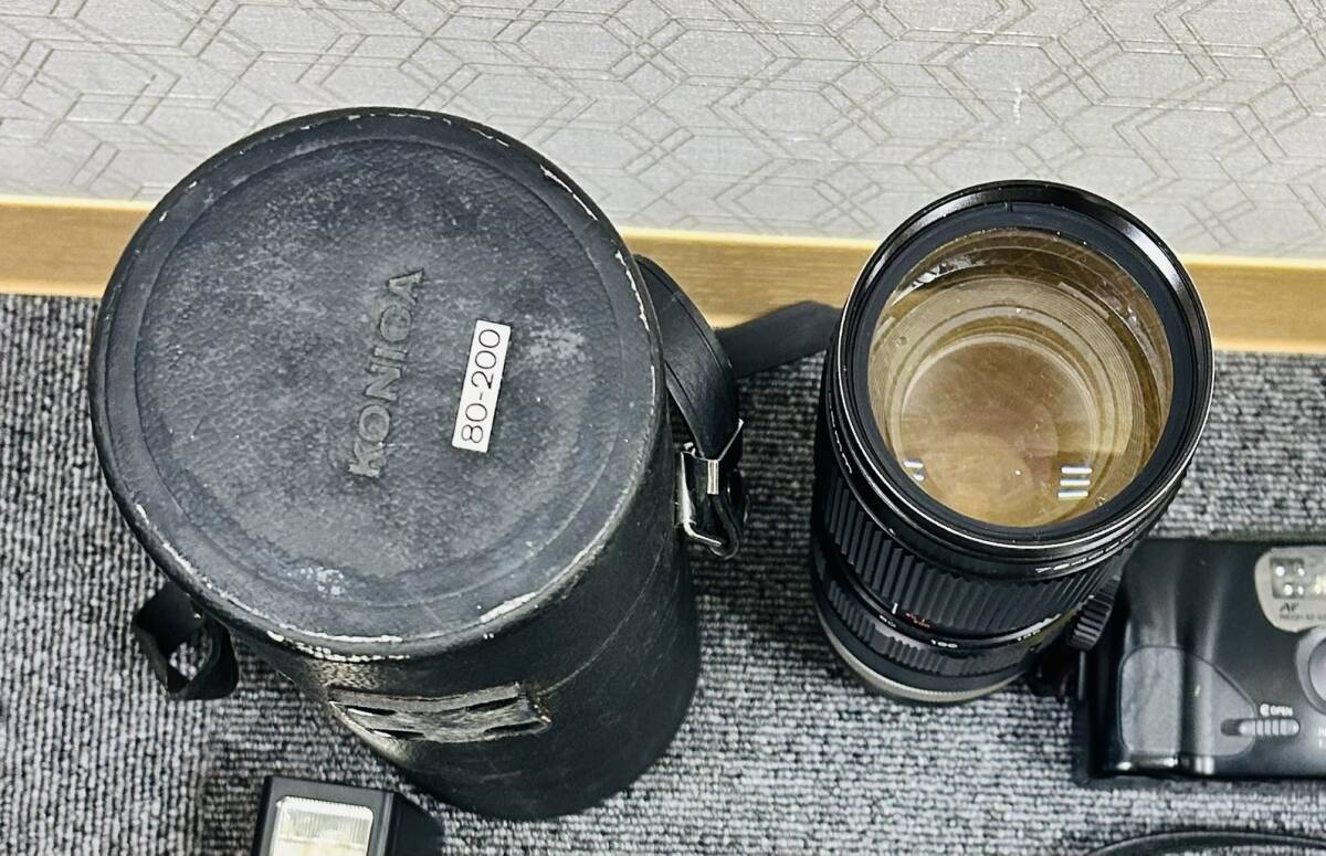 【MIA10294SH】1円スタート カメラ レンズ 双眼鏡 おまとめ KONICA YASHICA TOSHIBA ジャンク品 動作未確認 長期保管品の画像2