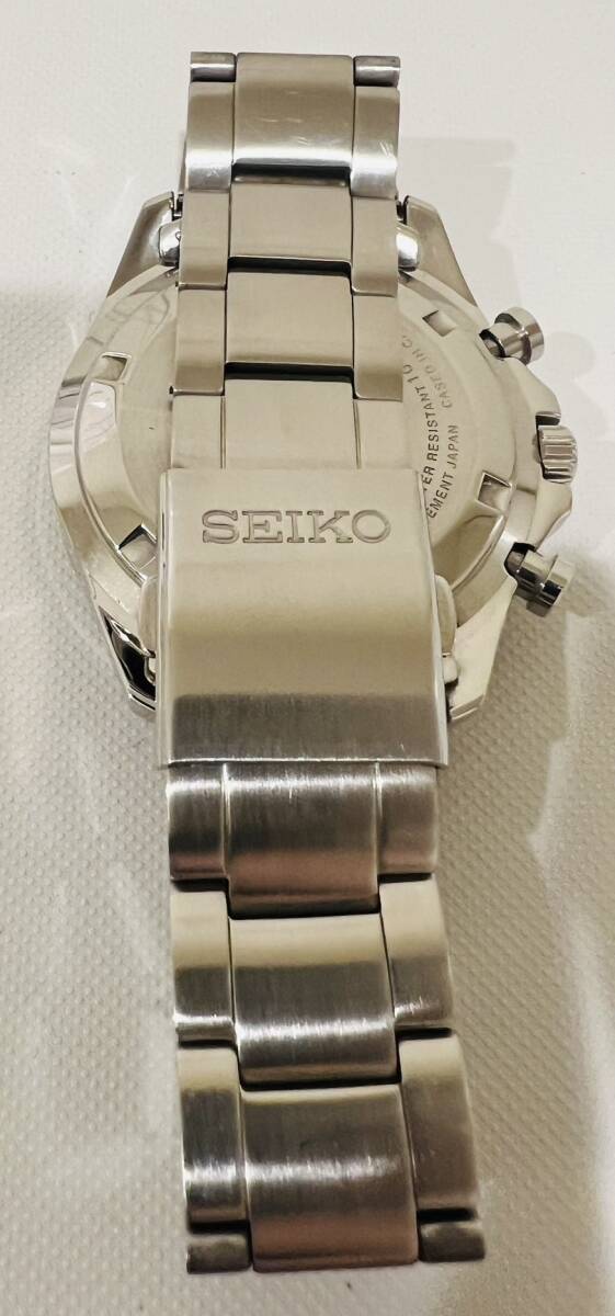 【KJ-3537SK】1円～ SEIKO セイコー 8T67-00C0 スピリット クロノグラフ メンズ クォーツ コレクション 腕時計 メンズ 動作未確認の画像9