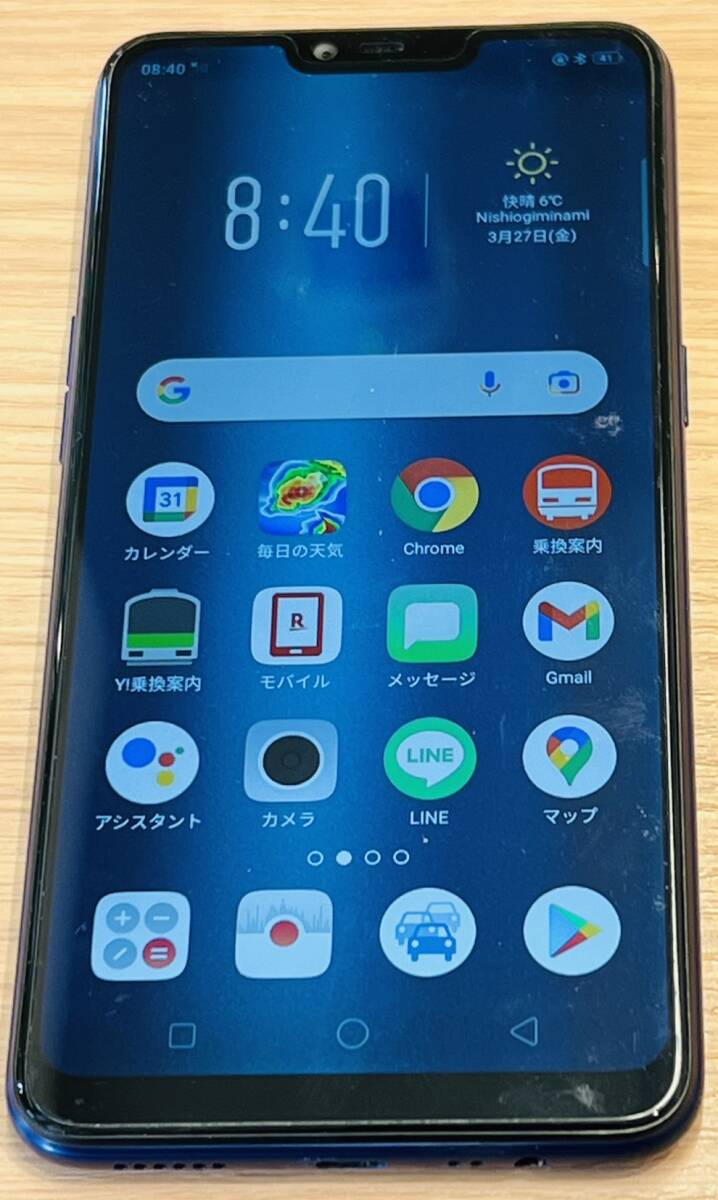 【KJ-3312SK】1円～ OPPO Neo CPH1851 ブルー 青 64GB IMEI 869345030696735 判定- 中古 サブ スマホ スペア コレクションの画像7