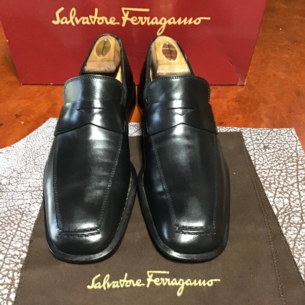 Salvatore Feragamo フェラガモ メンズビジネスシューズ　ローファー_画像2