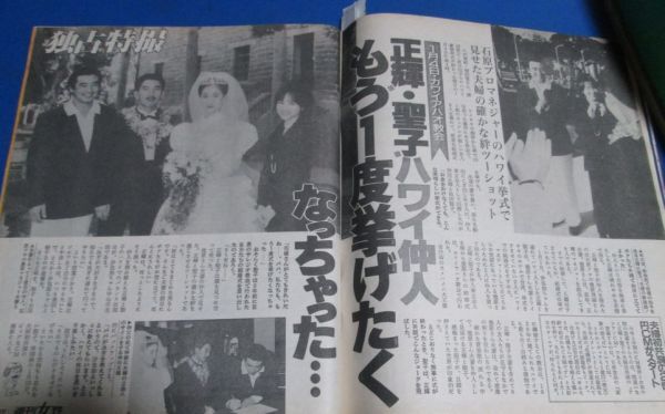 青84）週刊女性1994年1/25　松田聖子仲人、若ノ花姉さん女房と結婚へ、石田ひかり婚前旅行、新成人後藤久美子桜井幸子、紀宮結婚の行方_画像7