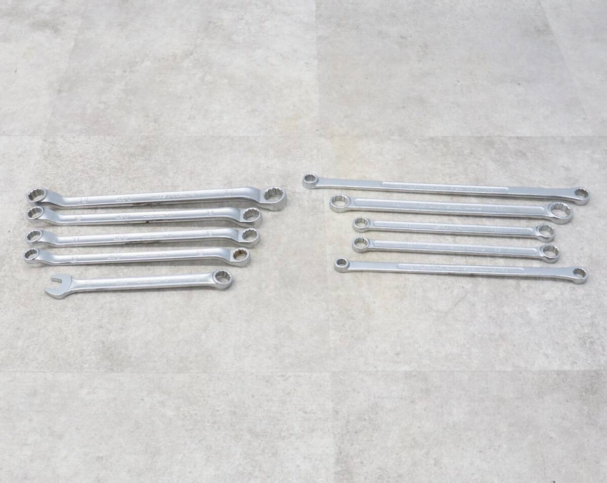 ∨10点まとめ |メガネレンチ|KTC 車 整備 工具 道具|ハンドツール 整備用品■P0439