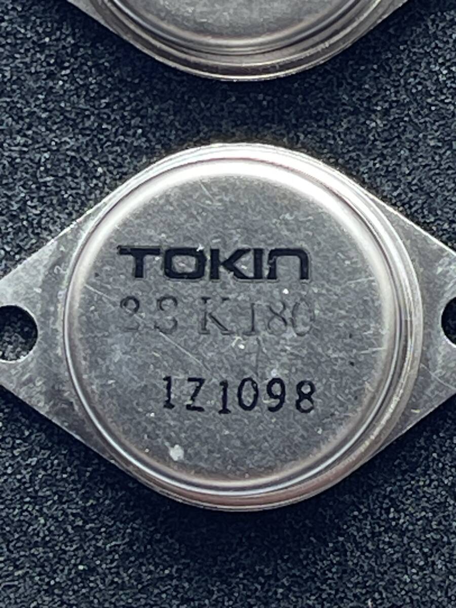 TOKIN/to- gold V-FET/SIT 2SK180 2 шт такой же один Rod серийный полосный номер новый товар * не использовался ②(2SK77 подобие устройство YAMAHA B-1 для ремонта . как?)