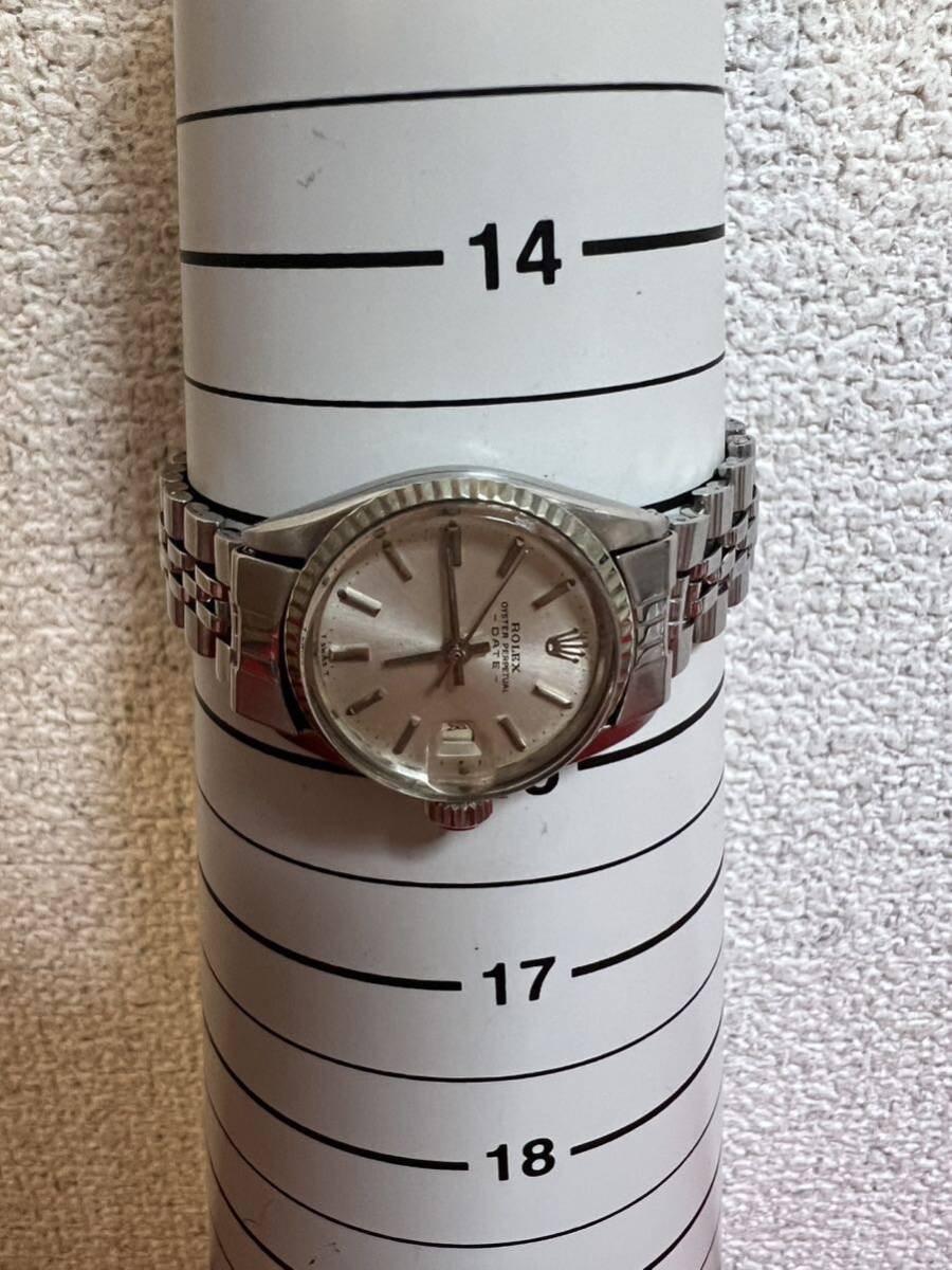 JP1177＊時計 腕時計 ROLEX OYSTER PEPRPETUAL DATE レディース 6517 自動巻き 不動品＊の画像8