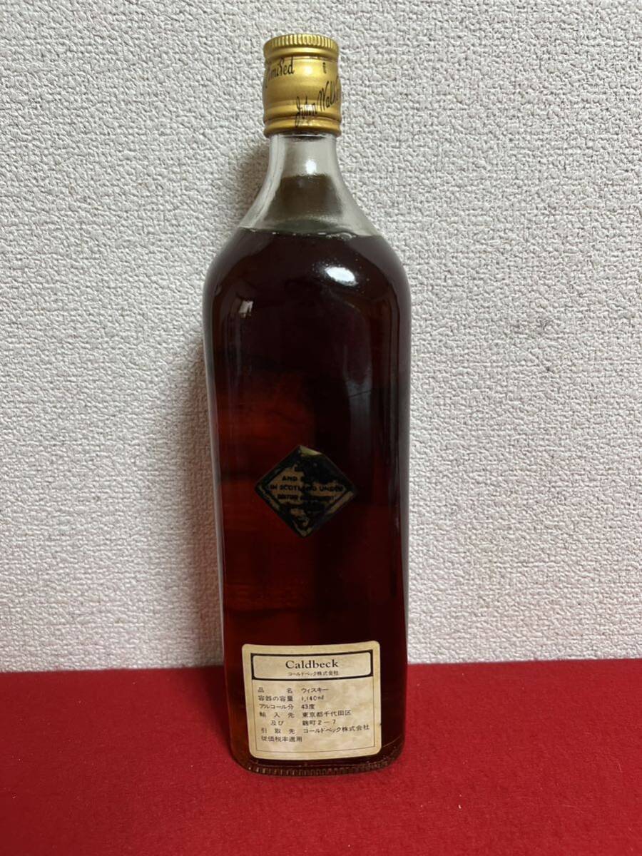 JP1182＊古酒 未開栓品 JOHNNIE WALKER ブラックラベル 1140ml 43%＊_画像5