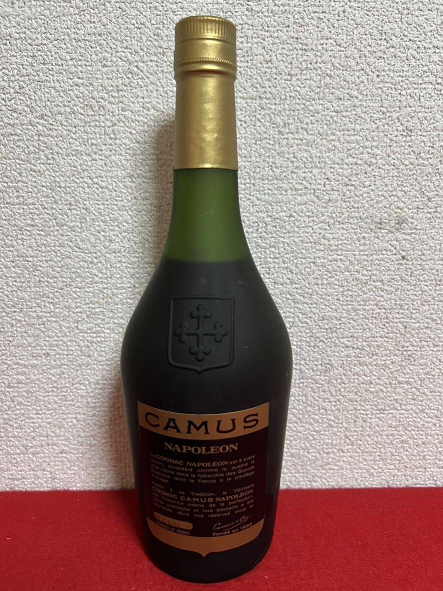 JP1205＊古酒 未開栓品 CAMUS NAPOLEON カミュ ナポレオン COGNAC コニャック 箱付＊の画像6