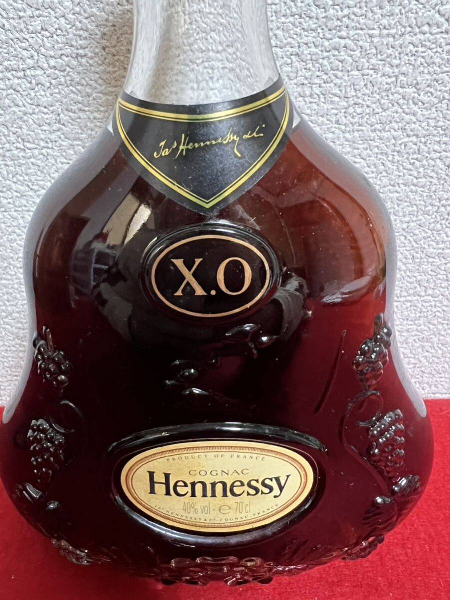 JP1218＊古酒 未開栓品 Hennessy ヘネシー XO ブランデー 金キャップ 700ml 40% 箱付＊の画像4