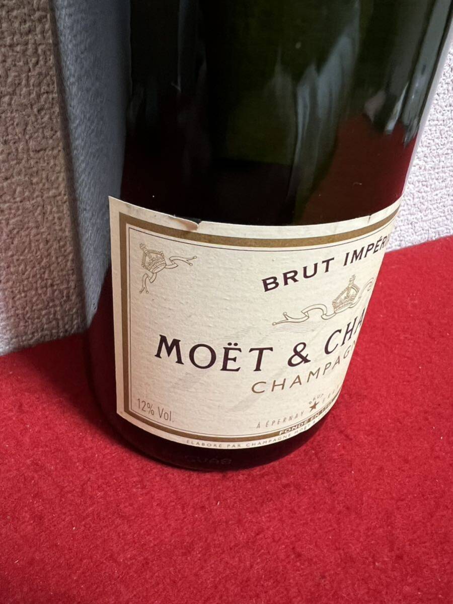 JP1245＊古酒 未開栓品 シャンパン MOET CHANDON BRUT IMPERIAL 750ml 12%＊の画像2