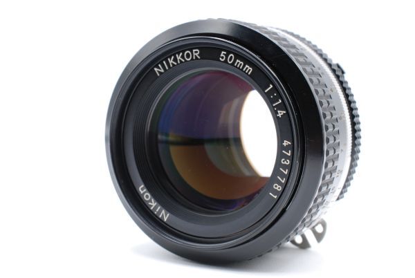 【美品】Nikon Ai NIKKOR 50㎜ F1.4 Fマウント 単焦点 ニコン 送料無料 外観もレンズも綺麗_画像2