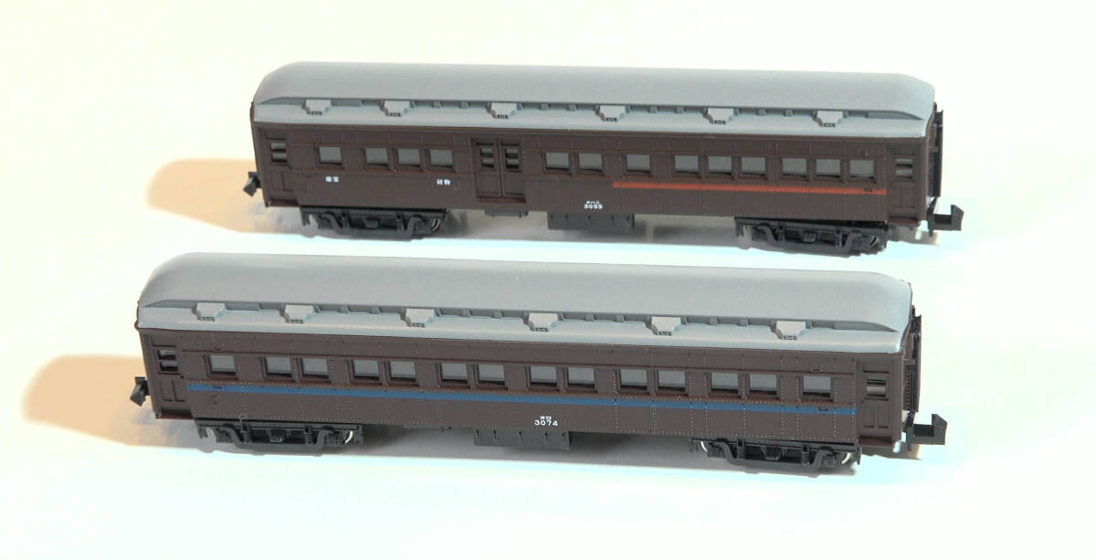 【G42F62】KATO「オロ30」「オハニ30」計2両　ケースなし　国鉄オハ31系客車　中古Nゲージ　ジャンク_画像8