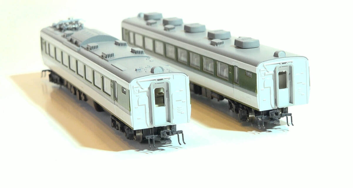 【G43X05】KATO「モハ188」「モハ189」〈グレードアップあさま〉 計2両 ケースなし動力あり 189系特急形電車 中古Nゲージ ジャンク_画像6