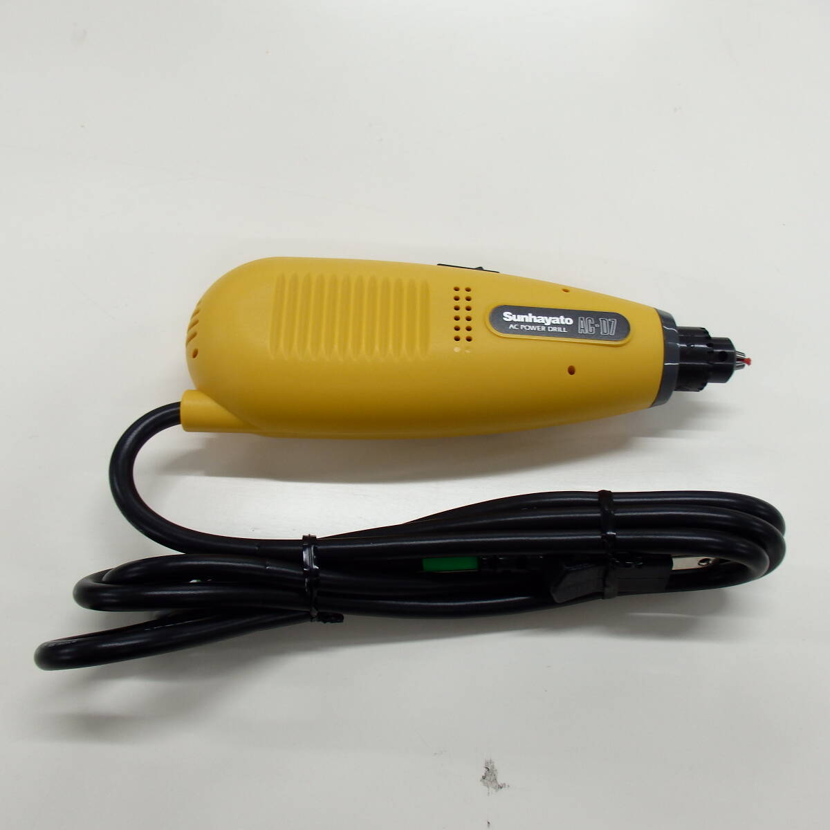 1円スタート Sunhayato サンハヤト MINI DRILL AC-D7 AC100V ケース・保証書付き 電気ドリル 電動工具 3-23の画像3