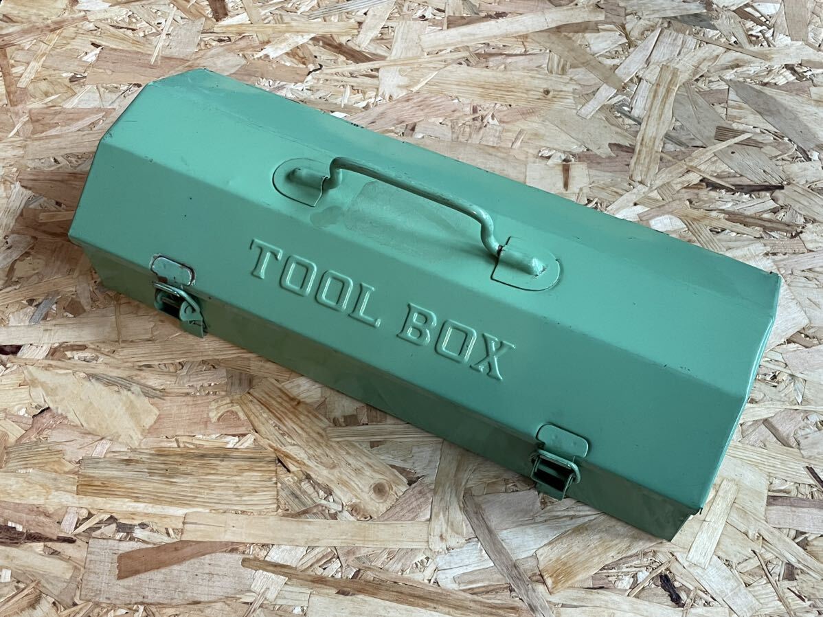昭和レトロ ■ 工具箱 ツールボックス TOOL BOX（大）■ 工業系 インダストリアル_画像1