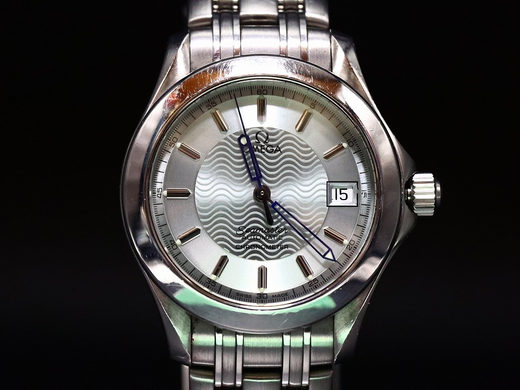 【中古】 オメガ OMEGA SS 腕時計 SEAMASTER 120 シーマスター クロノメーター ステンレススチール 25013100 シルバー メンズの画像2