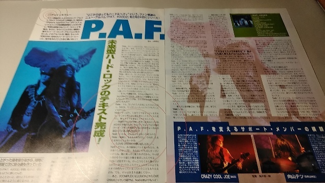 ロッキンf☆記事☆切り抜き☆P.A.F.=インタビュー『PAT.#0002』☆Ziggy=インタビュー『マケイヌ』▽3Bb：bbb284_画像1