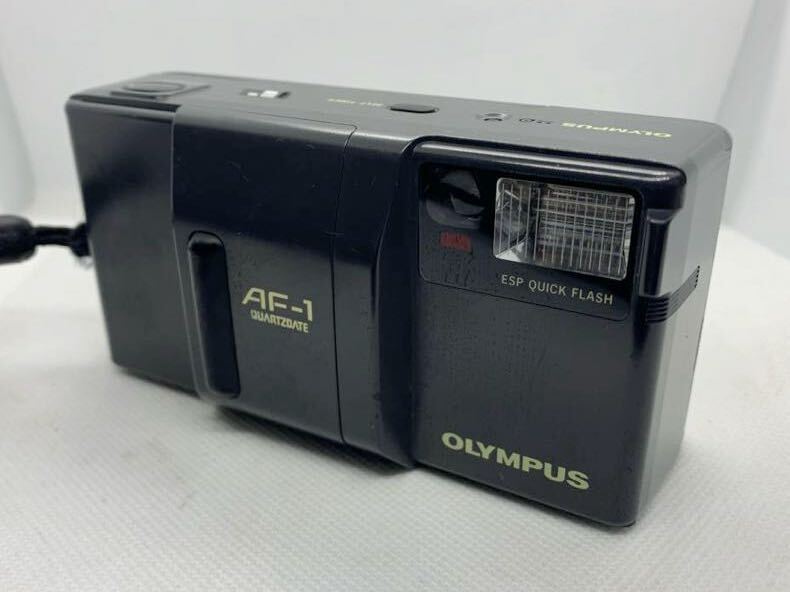 OLYMPUS オリンパス AF-I QUARTZ DATE ZUIKO 35mm 1:2,8 グレーソフトケース＆ストラップ付 美品 送料520円～_画像2